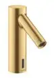 AXOR-HG-AXOR-Starck-Elektronik-Waschtischmischer-mit-Temperaturvoreinstellung-Batteriebetrieb-Brushed-Gold-Optic-10106250 gallery number 1
